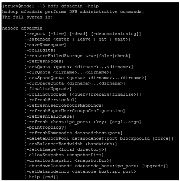 dfsadmin命令大全
